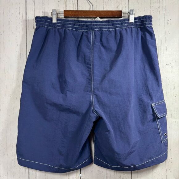 Polo Ralph Lauren Mens Blue Board Shorts Drawstring Relaxed Fit Logo SwimTrunks - Picture 8 of 14